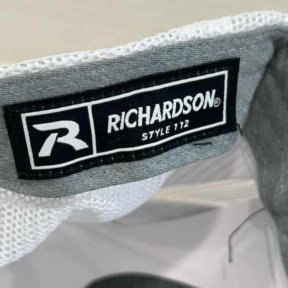 Richardson Cap Hat Men's Snapback Grey White Angler Choice Team Tournament Trail - Picture 8 of 9